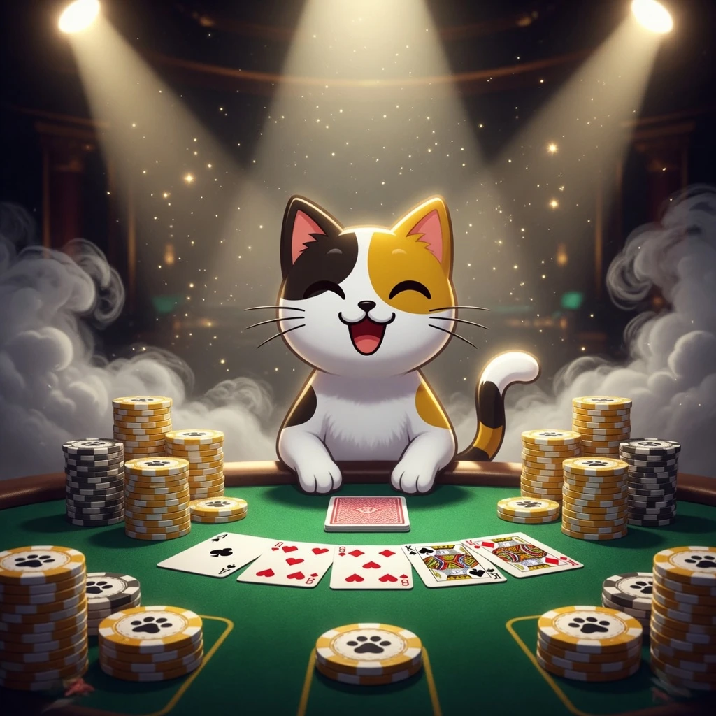 Professional live dealer at a baccarat table filmed in a studio setting with warm lighting and multiple camera angles